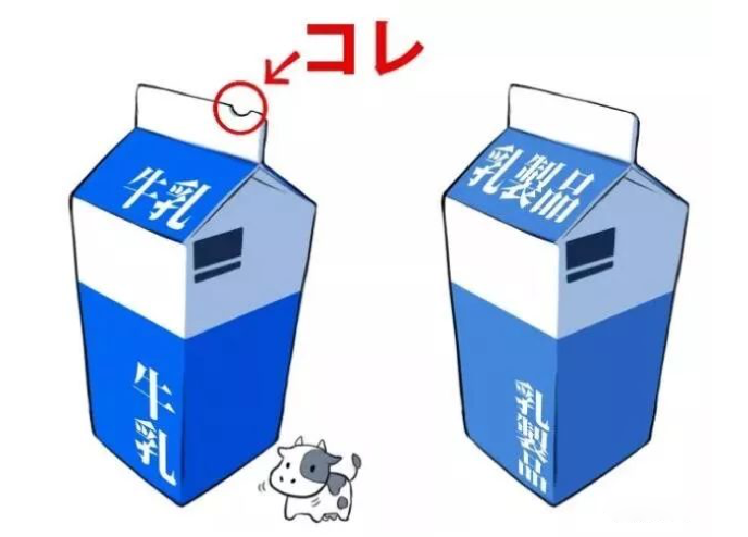 日本牛奶盒上的小小缺口，居然隱藏著如此暖